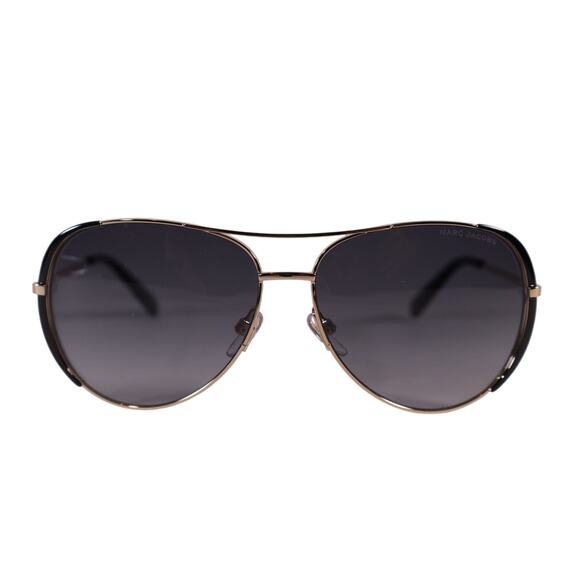 Marc Jacobs Aviator Sunglasses - Gold / Black - NWT - Picture 3 of 10